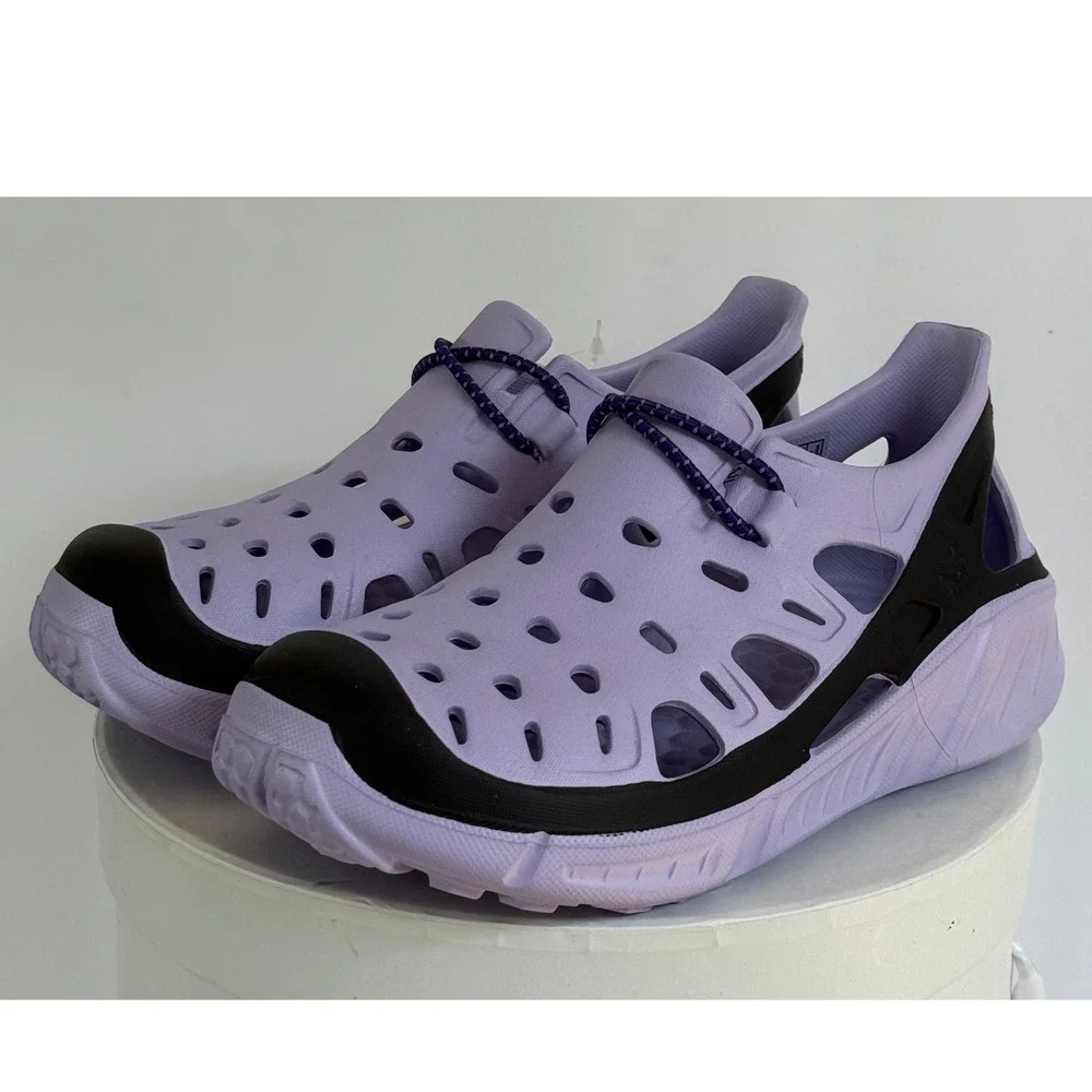 Joybees Kids Trekking Shoe Slip On EVA Water Sneaker Lilac Black Sz C10  NWT